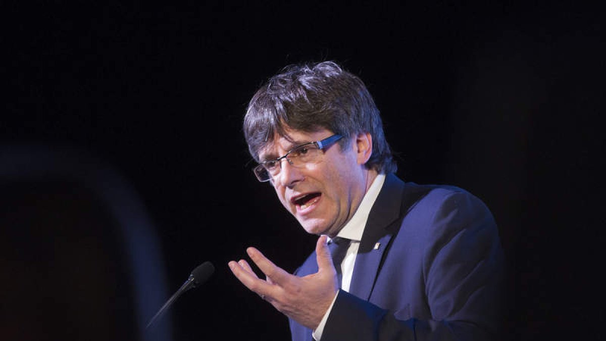 El presidente de la Generalitat, Puigdemont. MARTA PÉREZ