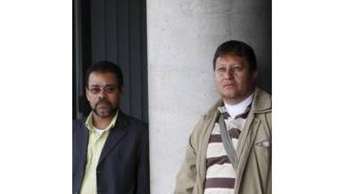 Antonio Gerdts y David Contreras, ayer, durante la entrevista realizada en el Diario de León