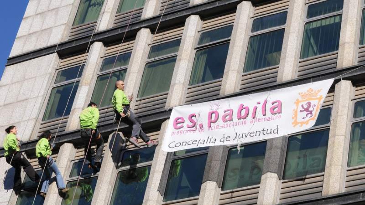 Una acción promocional del programa municipal de ocio juvenil