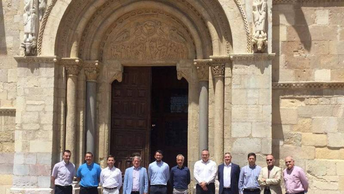 Algunos de los organizadores y ponentes del curso. DL