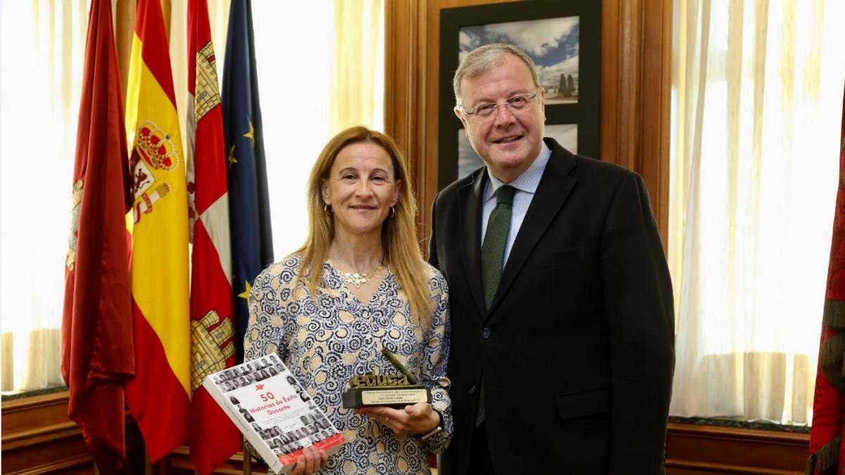Antonio Silván con Coral Rodríguez Ordás