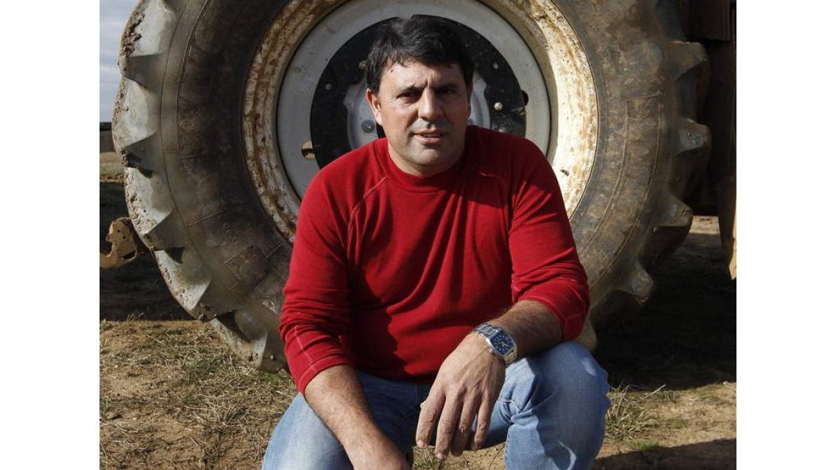 Apolinar Castellanos, candidato de Ugal a las elecciones de la Cámara Agraria de León.