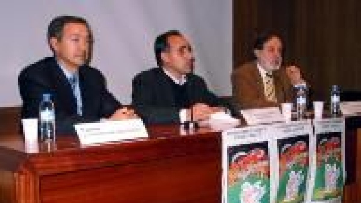 De izquierda a derecha, de Abajo, Perandones y Nieto durante la sesión de ayer