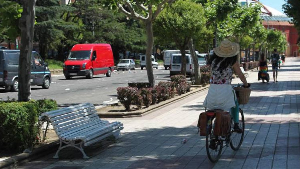 Imagen del lugar en el que se produjo el crimen en la mañana del domingo.