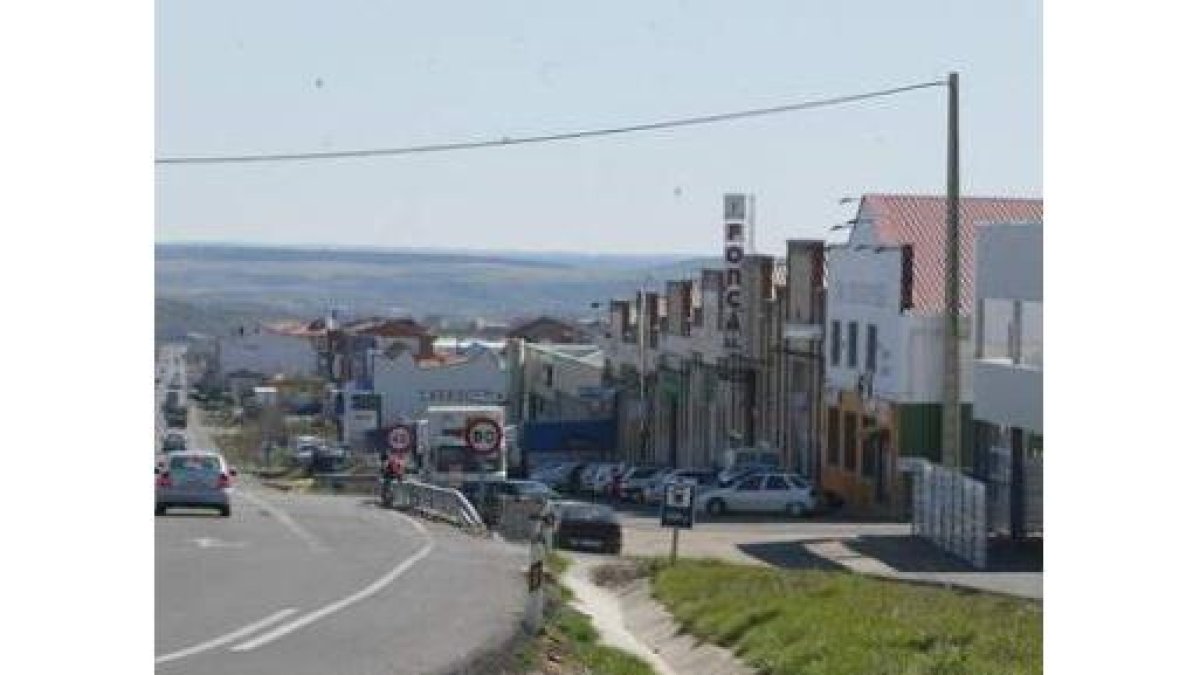 El polígono industrial de Valdefresno.