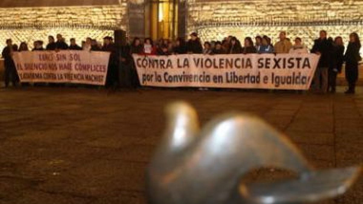 Un momento de la concentración de los Lunes sin sol