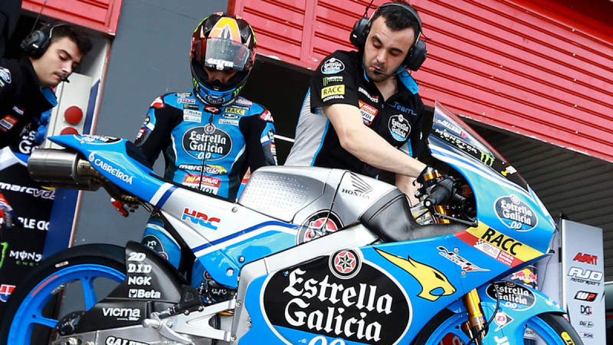 Santiago del Canto iniciará a finales de marzo su sexto mundial, en este caso repitiendo como primer mecánico de Canet. ESTRELLA GALICIA