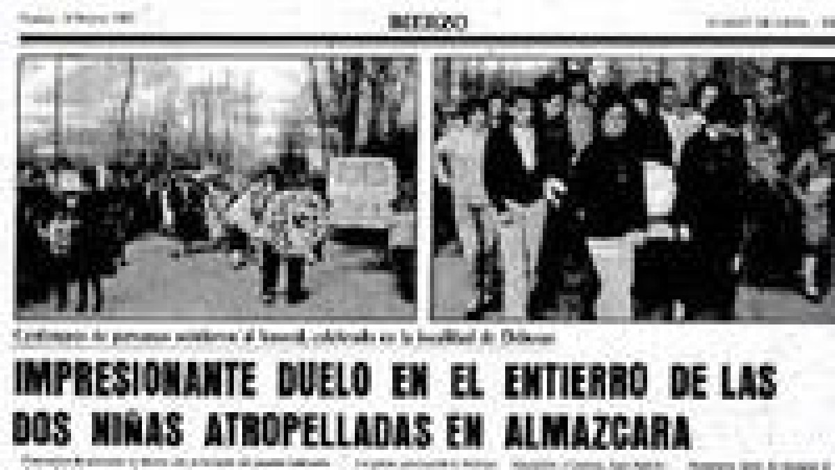 Publicación de Diario de León de 1983 que recoge la tragedia