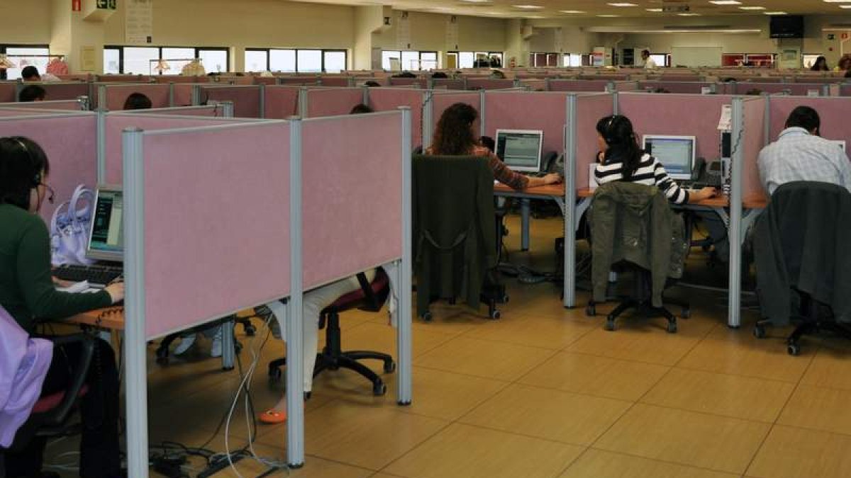Interior de las instalaciones centrales de Telemark en Onzonilla, sede corporativa de la multinacional.