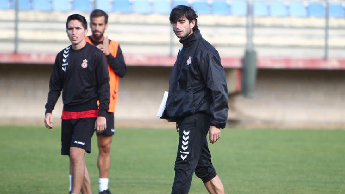 Juan Ferrando durante un entrenamiento culturalista.
