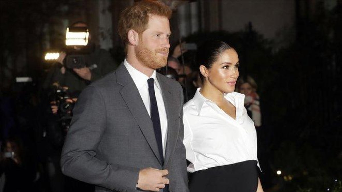 Enrique de Inglaterra y Meghan Markle, el pasado febrero.