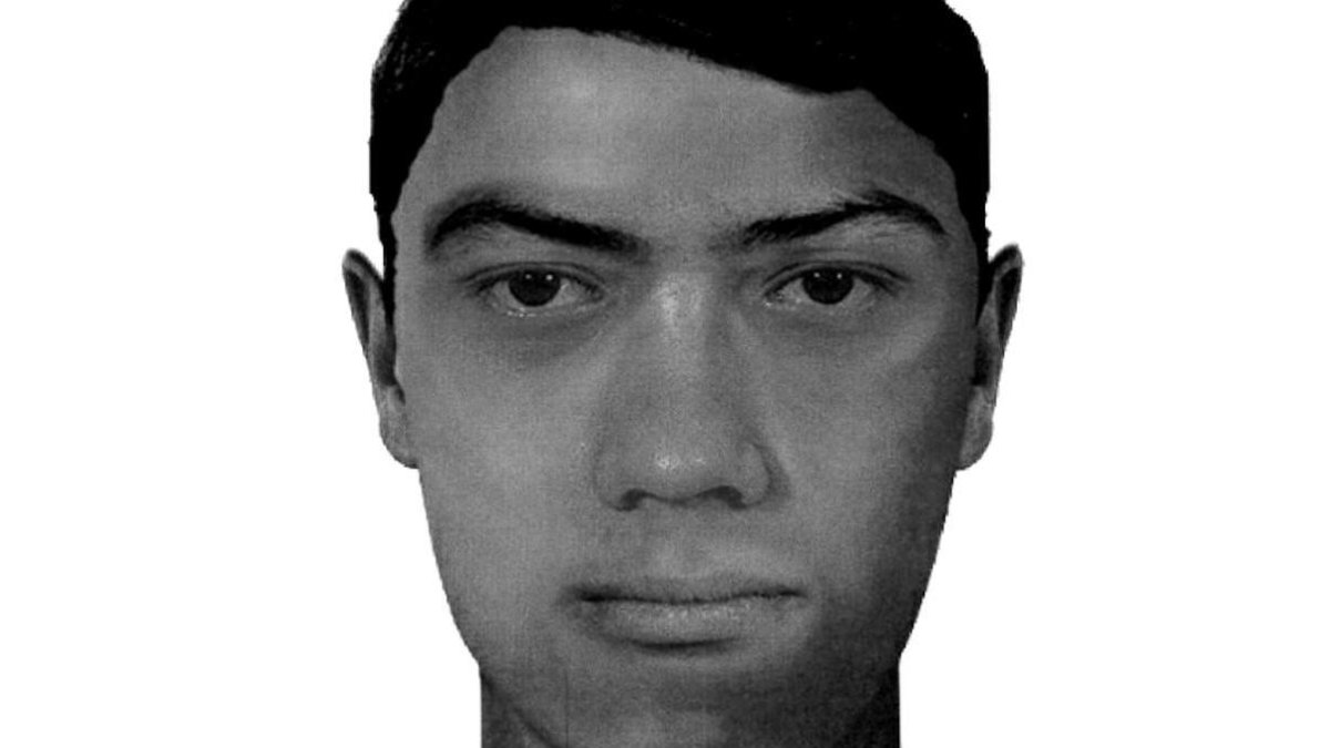 Retrato robot del posible secuestrador de Pilar Garrido.
