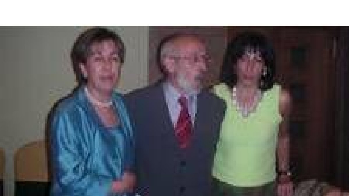 El ex presidente de Cruz Roja en Villafranca durante la cena homenaje celebrada el sábado