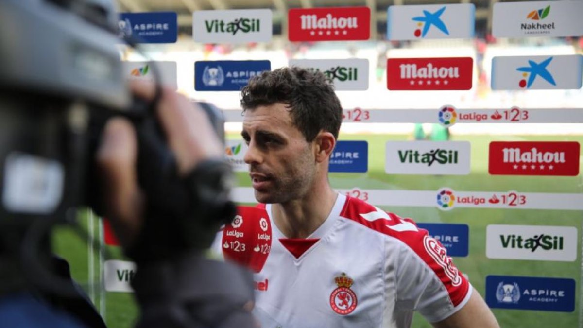 Rodri Ríos, contrariado, al acabar el partido:  