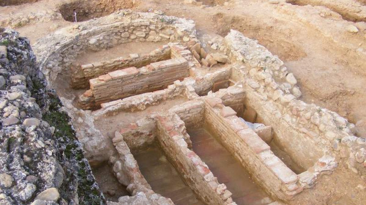 Imagen de las últimas excavaciones llevadas a cabo en Marialba de la Ribera, en 2009. FUNDACIÓN DEL PATRIMONIO