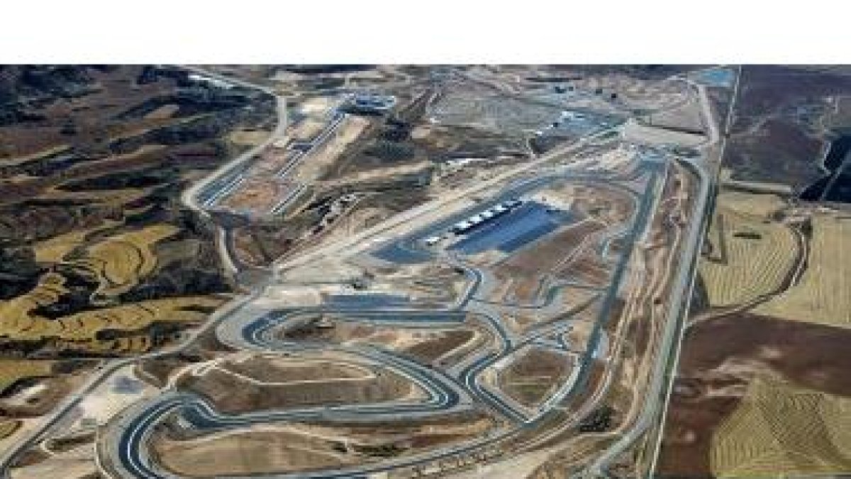 Vista aérea del circuito.