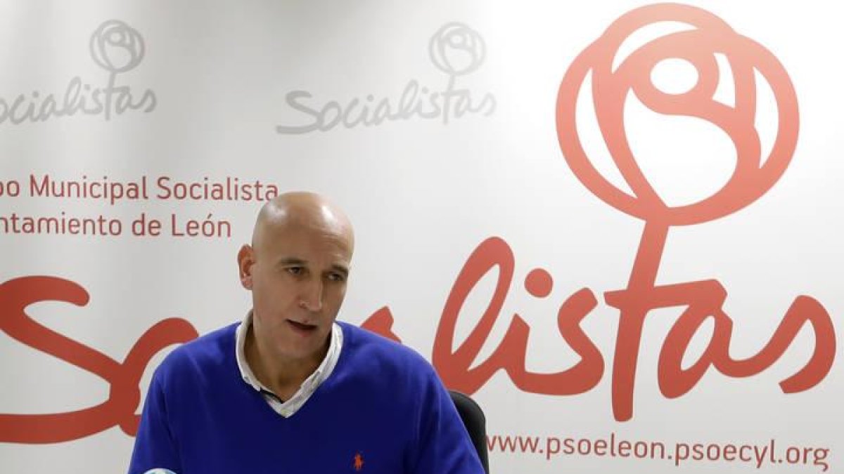 El portavoz socialista en el Ayuntamiento José Antonio Diez