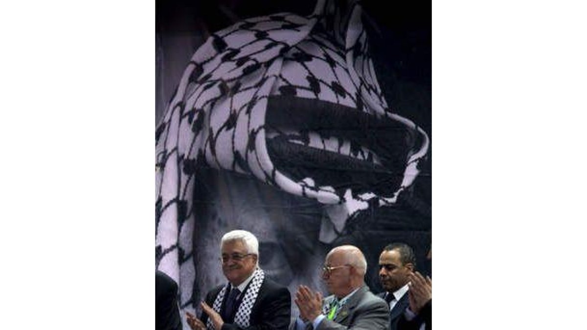 El presidente palestino, Mahmud Abás.