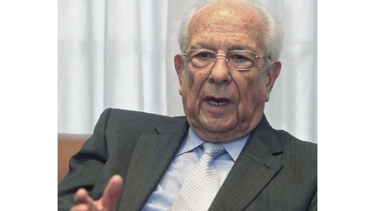 El exministro Fernando Ledesma, el pasado miércoles en la capital leonesa.