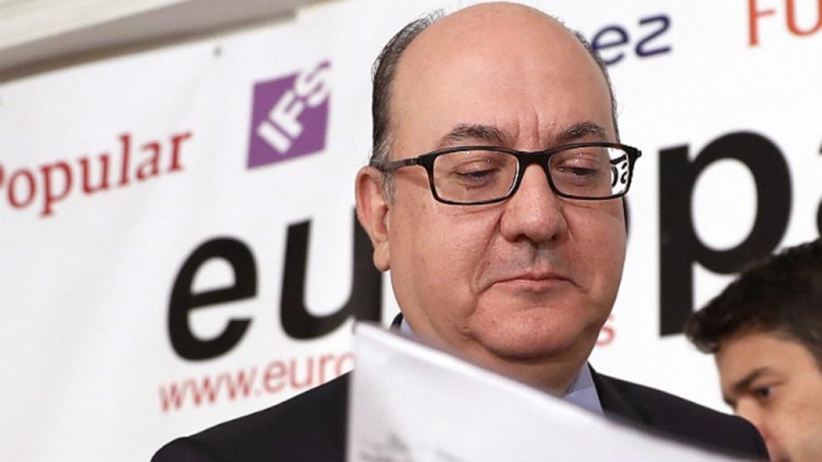 El presidente de la Asociación Española de Banca (AEB), José María Roldán