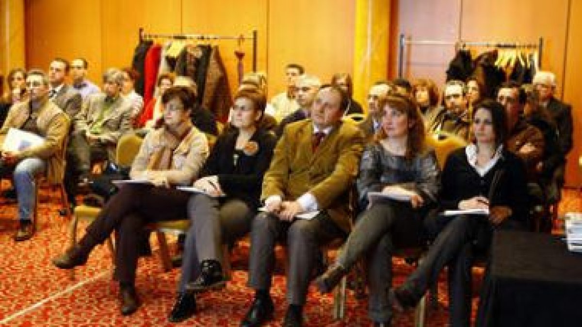 Un momento del encuentro de los administradores de fincas.