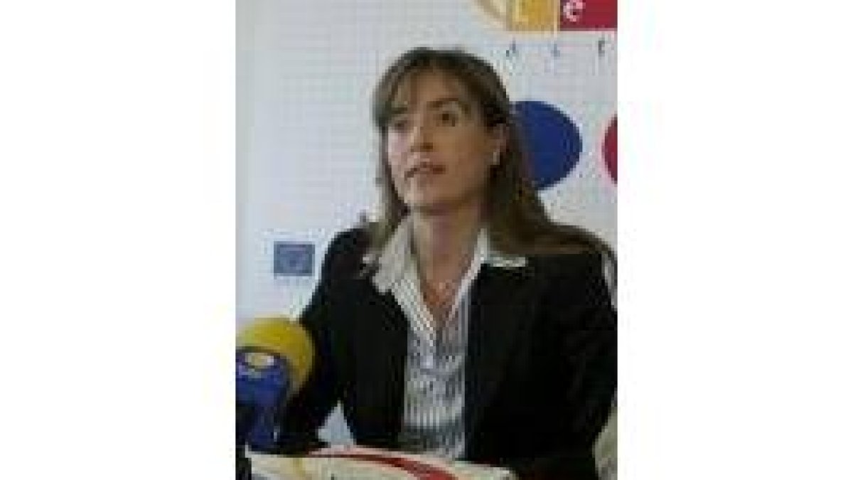 Gema Cabezas, en una imagen de archivo, durante una rueda de prensa