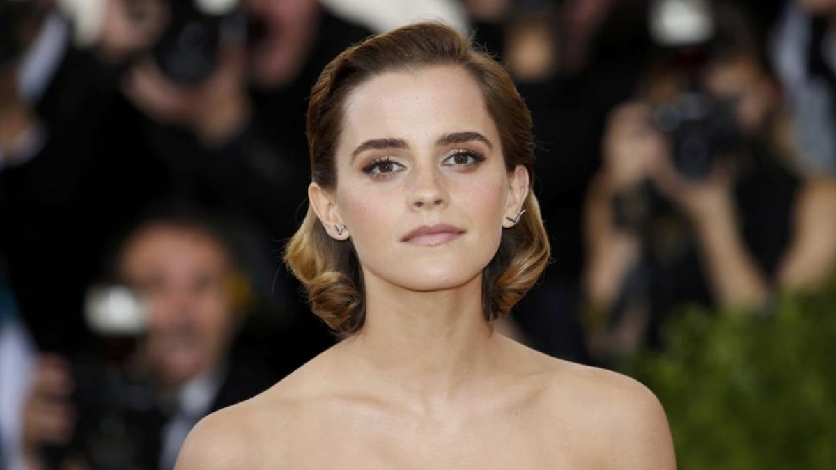 La actriz británica Emma Watson en la gala del MET.