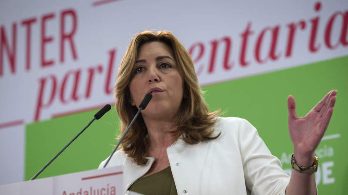 La presidenta de la Junta de Andalucía, Susana Díaz.