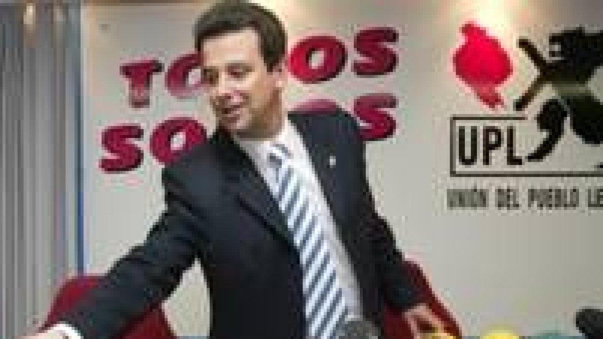 Luis Herrero Rubinat, en una imagen de archivo, durante una rueda de prensa sobre los presupuestos