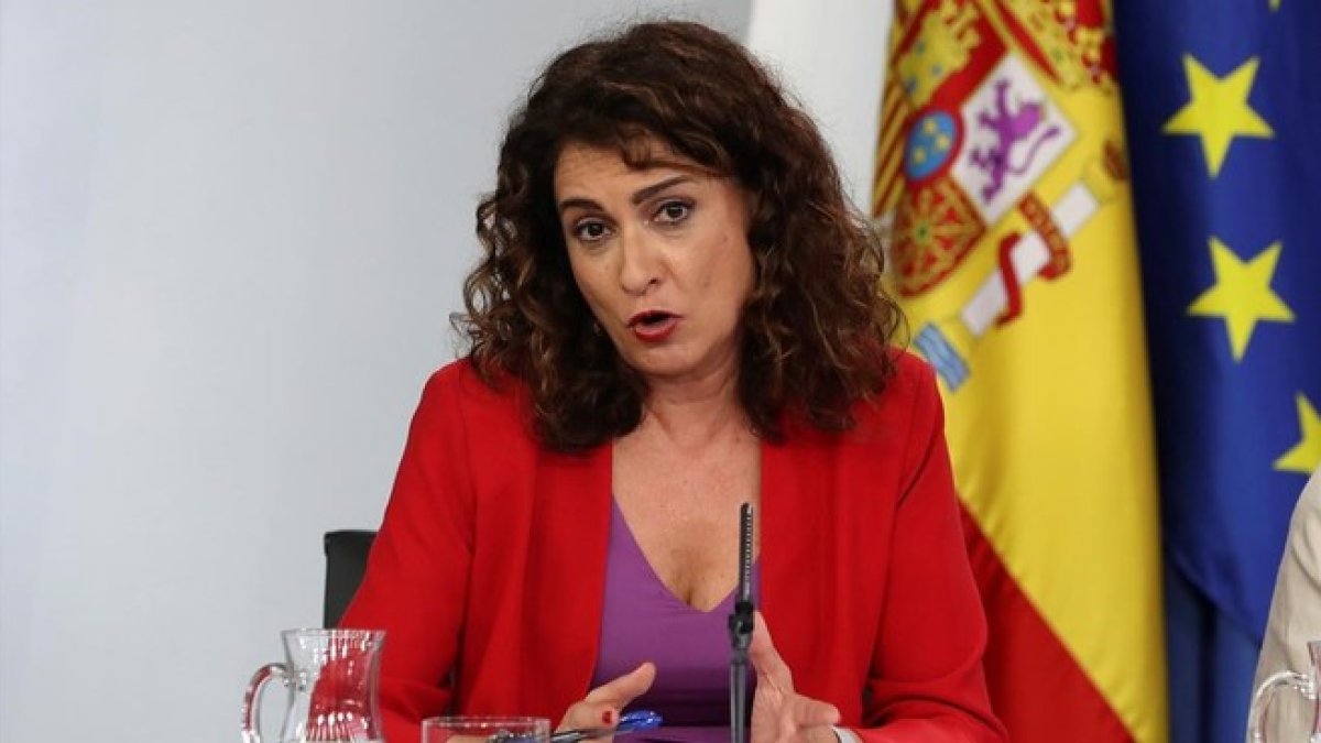 La ministra de Hacienda, María Jesús Montero.