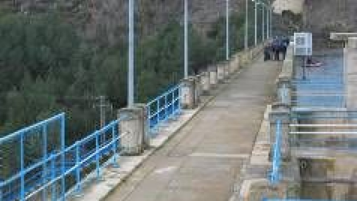 El pantano de Villameca, en la foto la presa principal, podría ser objeto de una nueva captación