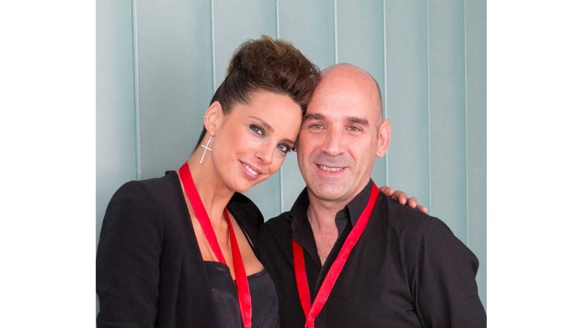 Estefanía Luyk y Luisma Guerra, ayer.