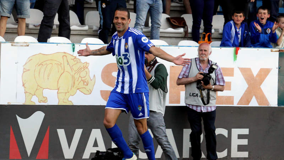 Yuri celebra el gol del triunfo cuando sólo se llevaban disputados cinco minutos del encuentro. El gol del brasileño se produjo al culminar un contragolpe.