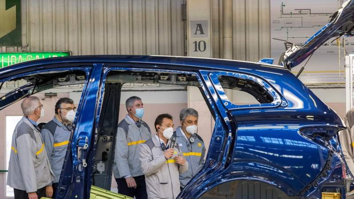 Imagen de la factoría que la compañía Renault tiene en Palencia. GRUPO RENAULT