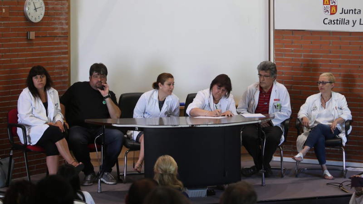 Miembros de la Junta de Personal del Área de Salud del Bierzo, en imagen de archivo. L. DE LA MATA