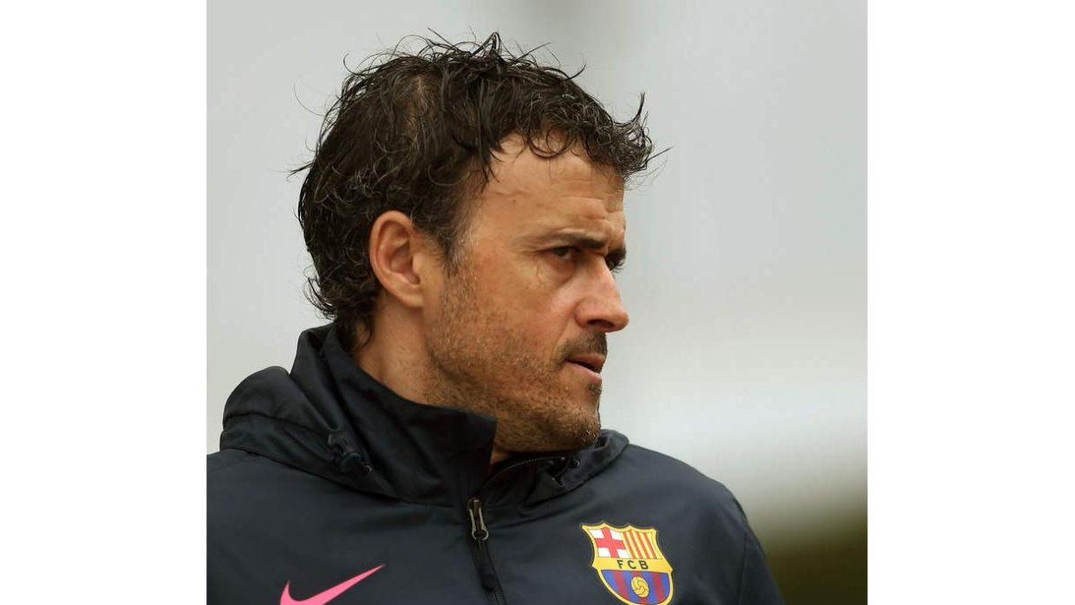 El técnico del Barcelona, Luis Enrique.