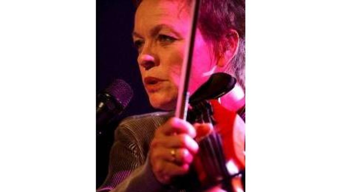 La cantante y violinista norteamericana Laurie Anderson