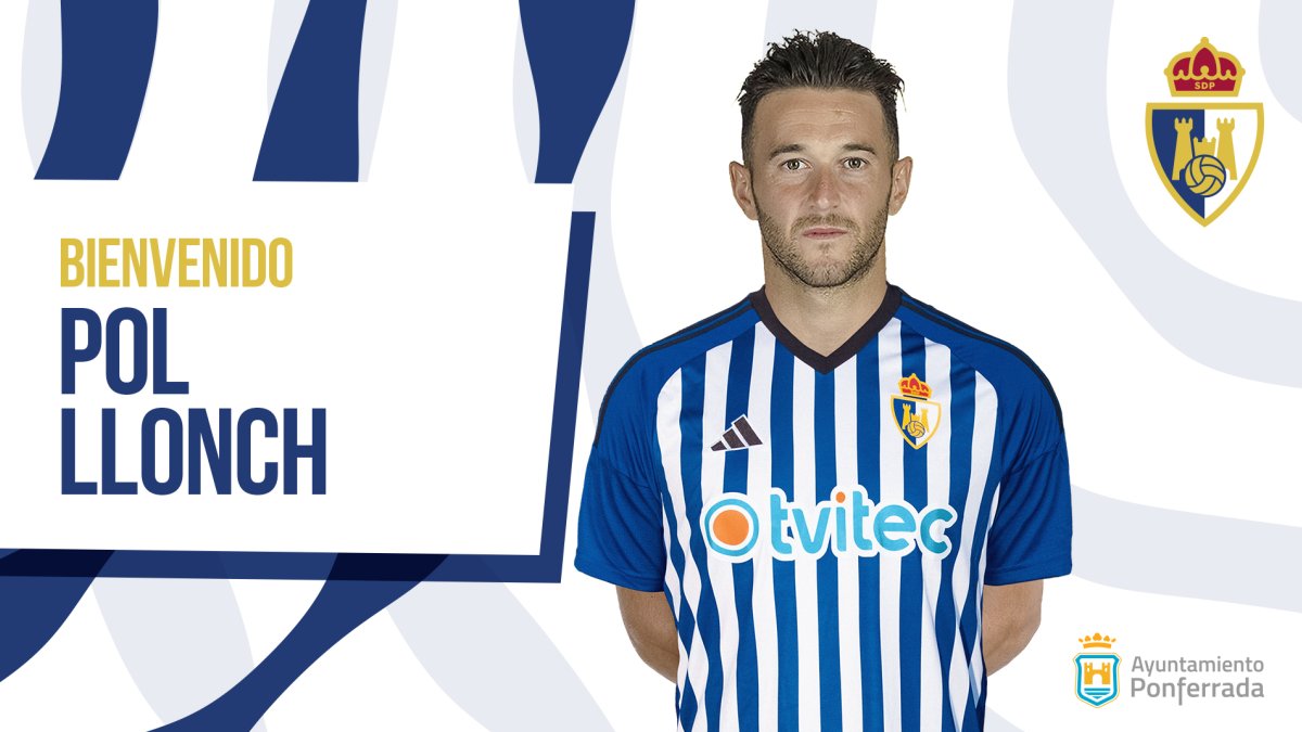 Pol Llonch firma por la SD Ponferradina. DL