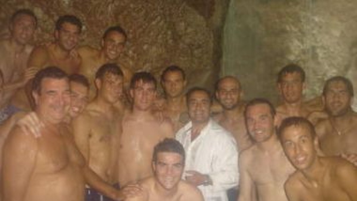 Los jugadores de la Cultural disfrutaron de la calidad de las instalaciones de La Herrmida.