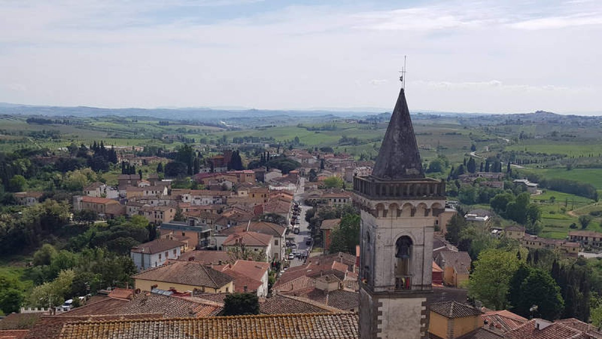 Vistas de los alrededores del municipio toscano de Vinci, donde nació el genio Leonardo.