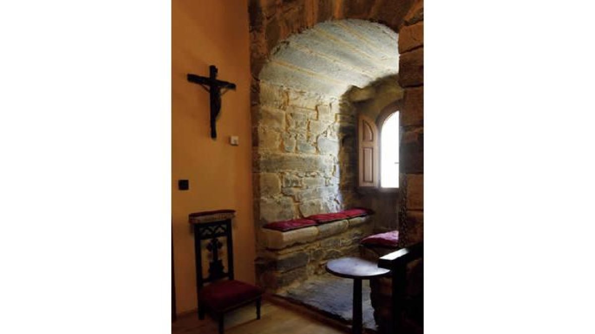 Bello rincón del interior del torreón, situado en el dormitorio de los marqueses de Astorga.