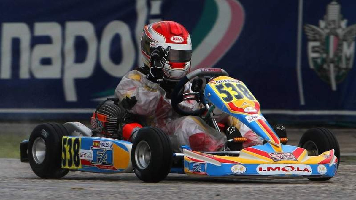 Vidales no sólo ha brillado en el Nacional, también se ha convertido en un piloto de referencia en la WSK Champions italiana.