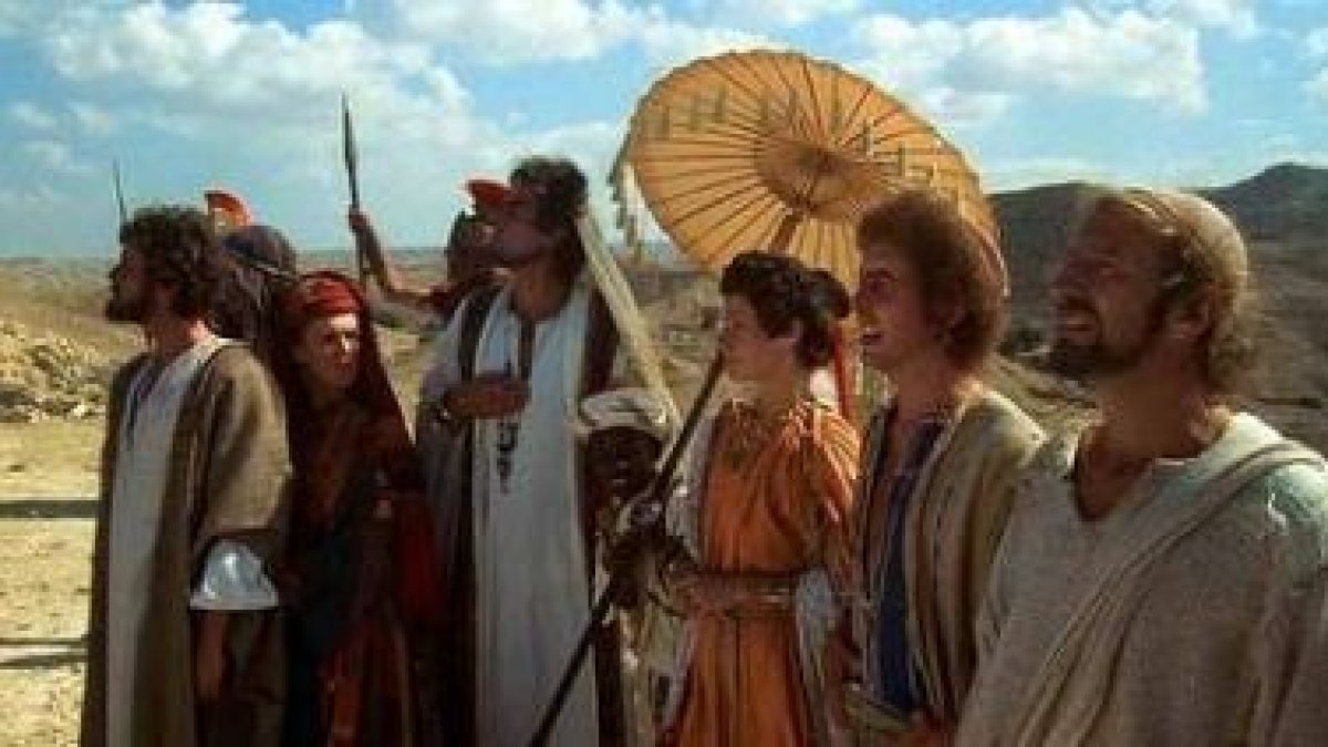 Fotograma de la película -˜La vida de Brian-™, protagonizada por los Monty Python.