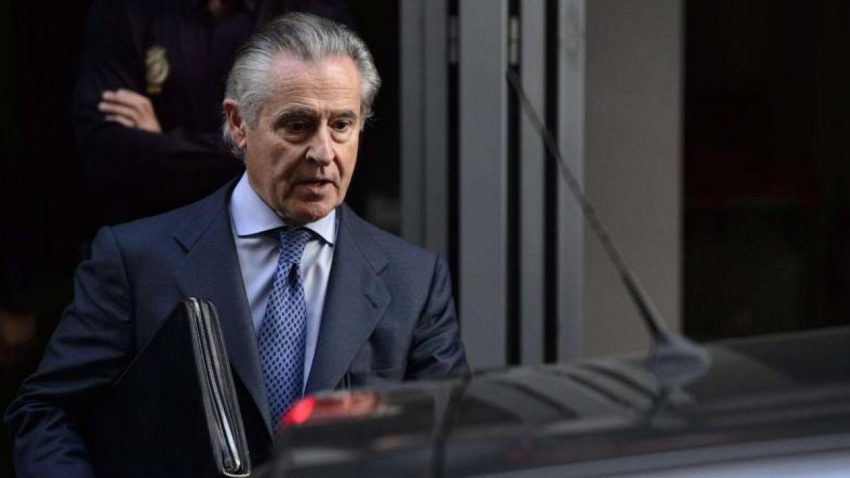 Blesa saliendo de los juzgados la semana pasada.