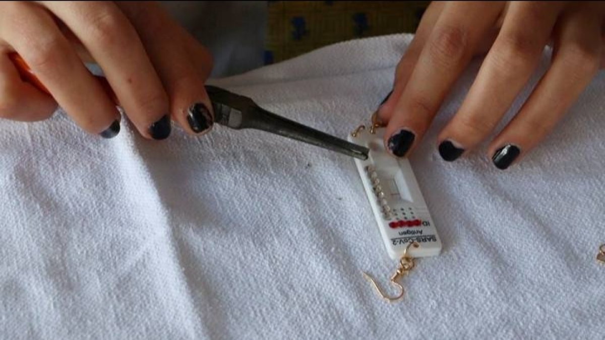 Un test de covid para hacerse la prueba en casa. DL