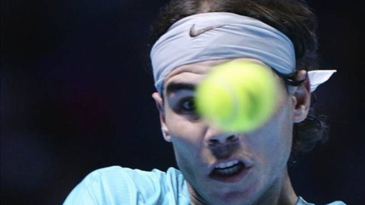 Nadal, en su partido ante Ferrer.