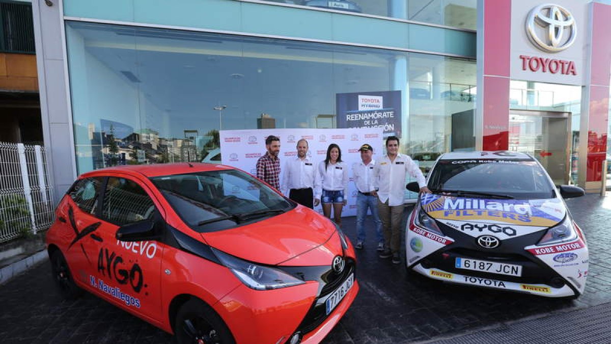 El consesionario Toyota-Navaliegos presentó los coches de la Copa Kobe.
