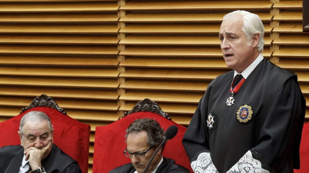 El presidente del Tribunal Superior de Justicia de Castilla y León, Jose Luis Concepción.