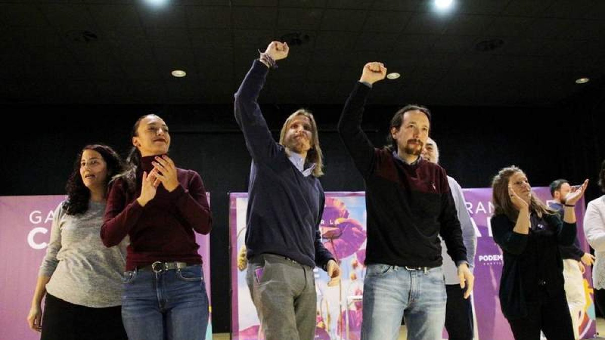 Fernández e Iglesias durante un acto en Zamora. J. L. LEAL
