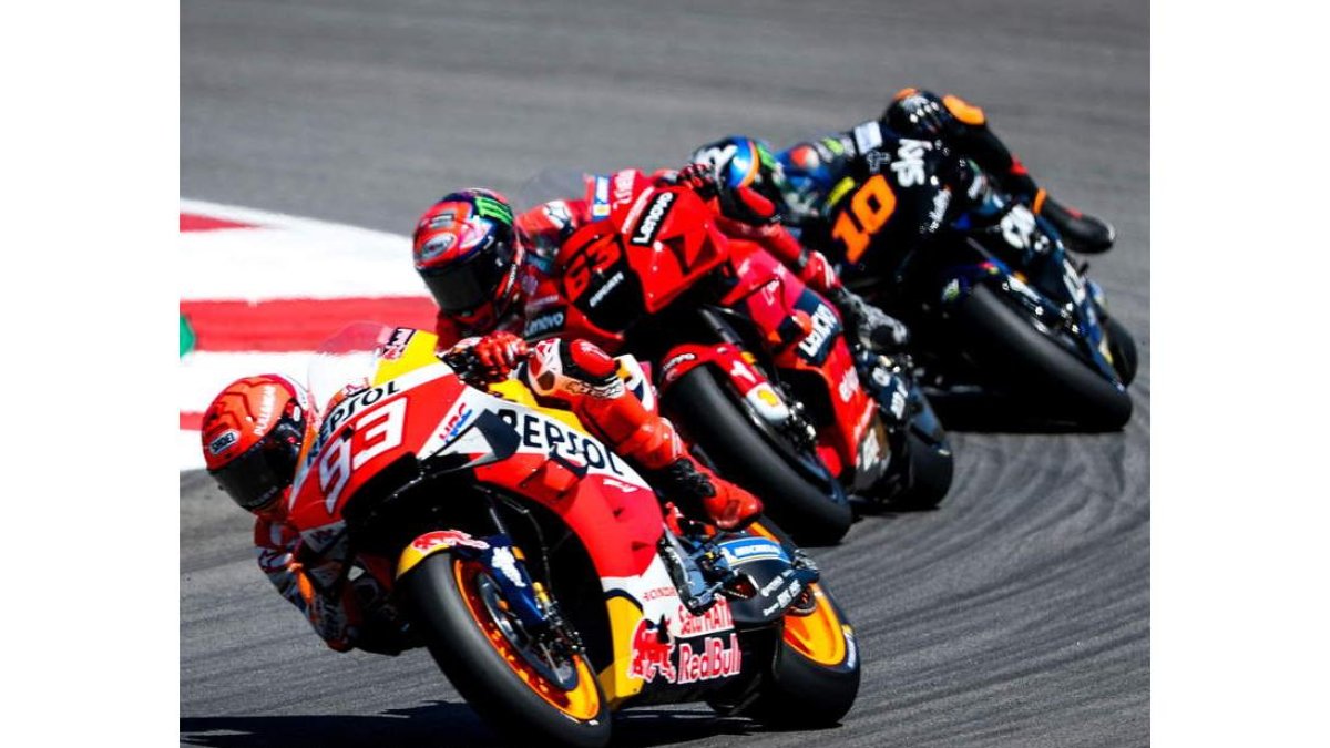 Márquez regresó al Mundial tras superar una lesión. GOULAO